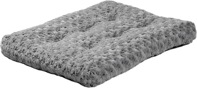 MidWest Homes for Pets XXS QuietTime Deluxe Gray Ombré Swirl Plush - Gray / 18 inch