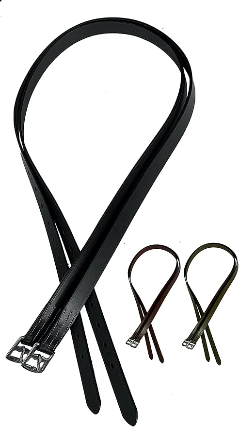 Majestic Ally Genuine Leather English Stirrup Leather (Pair)