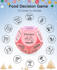 LLYZZ 12-sided food decision dice with engraved dinner options - view 10