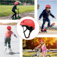 Besttravel Kids Helmet, Toddler Adjustable Kids Ages 3-8 Years Old Boys Girls Multi-Sports Safety - Red - image 2