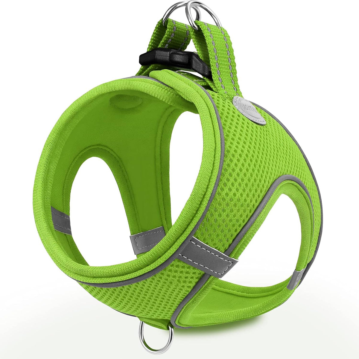 Joytale Step-in Dog Harness, Soft Breathable Mesh, Black S – Essentials for Dogs - S--Chest: 15-16.5'' / Green