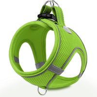 Joytale Step-in Dog Harness, Soft Breathable Mesh, Black S – Essentials for Dogs - S--Chest: 15-16.5'' / Green