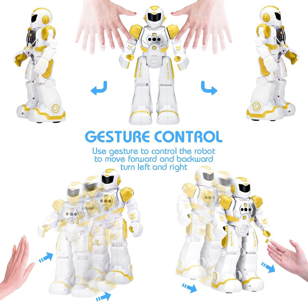 KingsDragon Robots Toy for Kids - Yellow - image 4
