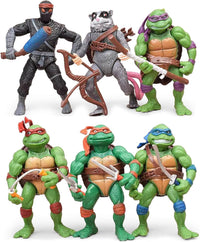 4.7" Turtles Action Figures 6PCS Figure Bundle Toys Collection