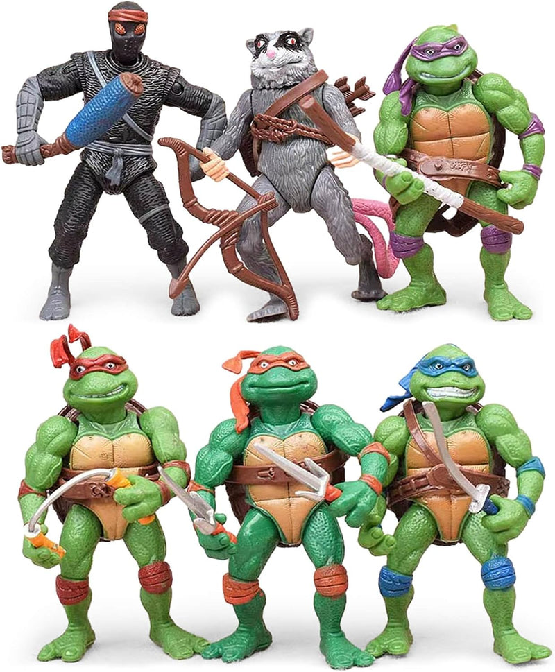 4.7" Turtles Action Figures 6PCS Figure Bundle Toys Collection