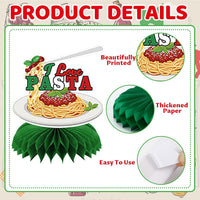 10 Pcs 80s Party Decorations, 1980s Table Honeycomb Centerpieces – Fun for Kids & Family - Italian Style - image 2