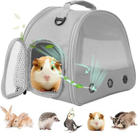 Guinea Pig Carrier Backpack - Grey / Upgraded Mesh