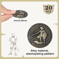 Nosiny 40 Christian challenge coins in gold zinc alloy with double sided print - view 31