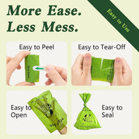 Cherry Blossom Scented Dog Poop Bags, 42 Rolls 630 counts - Green / 360 Count (Pack of 1) - image 3