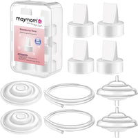 Maymom Breast Pump Replacement Parts Compatible with Spectra S1 - 4 Valve 2 Membrane Tube Bfp