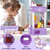 CWLAKON Claw Machine for Kids Boys Dinosaur Toys - Purple - image 2