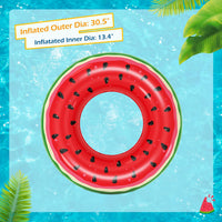 Jasonwell Inflatable Pool Floats Kids - Watermelon Red Green / Large / 2 - image 4
