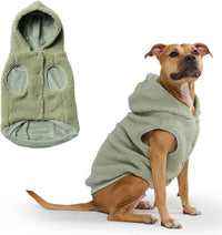 Spark Paws Fleece Dog Hoodie - Light Green / 2XL