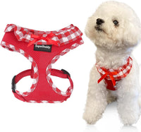 SuperBuddy Upgraded Soft Mesh Dog Harness - M (Neck Girth 13"; Chest Girth: 13"-18.5") / Passion Red