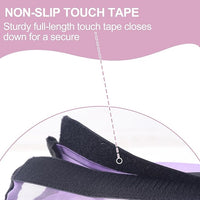 Horse Fly Boots Set of 4, Ultra Lightweight Breathable Mesh Leg Wraps, Non-Slip Fit, Reduce Stomping, Universal Size, Ideal for Summer Violet