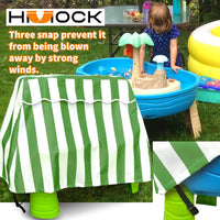 Kids Water Table Cover Fit Rain Showers Splash Pond Water Table - Green - image 4