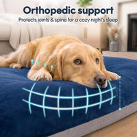 Magic Dog Orthopedic Extra Large Dog Bed 47 Inch - 39.0"L x 33.5"W x 4.0"Th / Blue - image 4