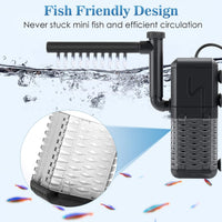 AQQA Submersible Aquarium Filter - S(158GPH-6W) - image 4