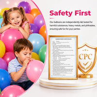 Bezente Assorted Latex Rainbow Balloons 100 Pack 12 inch – Fun for Kids & Family - 05-gold-s31 / 18inch (Large) - image 4