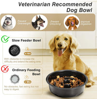Lewondr Elevated Dog Water Bowl No Spill with 3 Heights Adjustable - Elevated Slow Feeder Dog Bowl - image 4