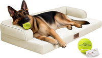 Comfort Expression Orthopedic XL Dog Bed for Large and Extra Large - Beige / 48"L x 33"W x 8"Th