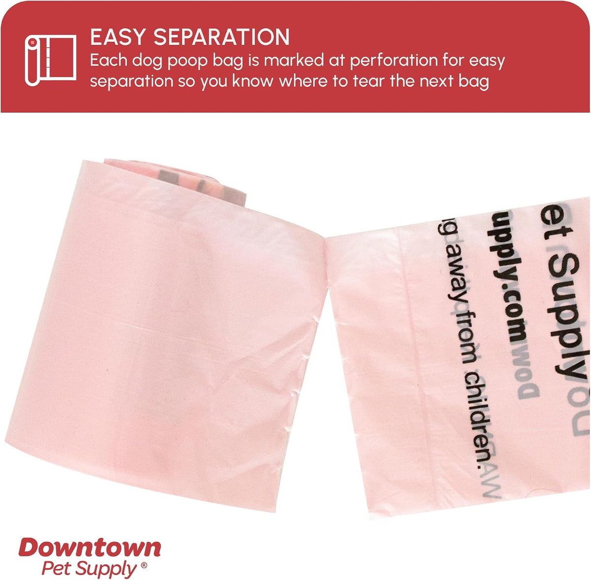 Downtown Pet Supply Poop Bags for Dogs with Dispenser - 180 Count (Pack of 1) / Lavender - image 3