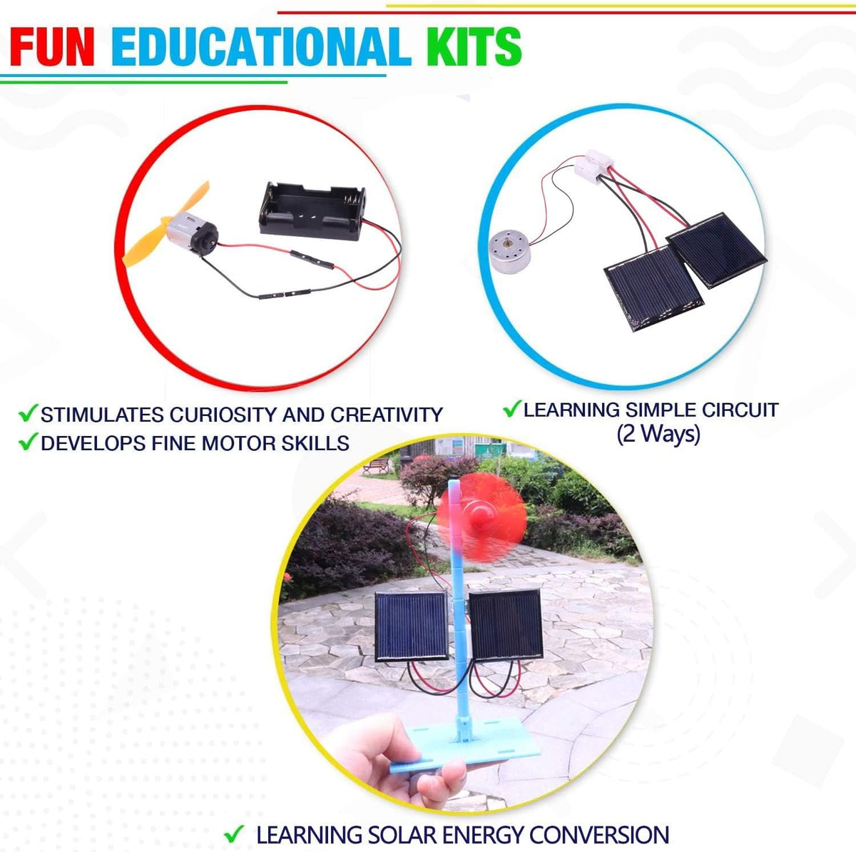 Solar Power STEM Kits for Kids Science Experiment Building Crafts - image 3