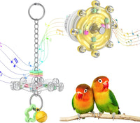 Pawfly 2 Pcs Bird Toys for Parakeets - 2 PC / Yellow