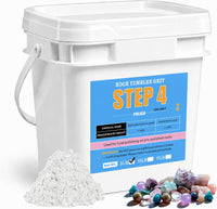 KomeStone 6 lb rock tumbler grit and polish refill kit in 4 bottles - view 3