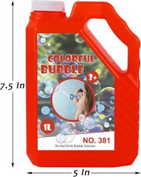 Lulu Home 33.8 OZ/1 L Concentrated Bubble Solution - Red-2 - image 2