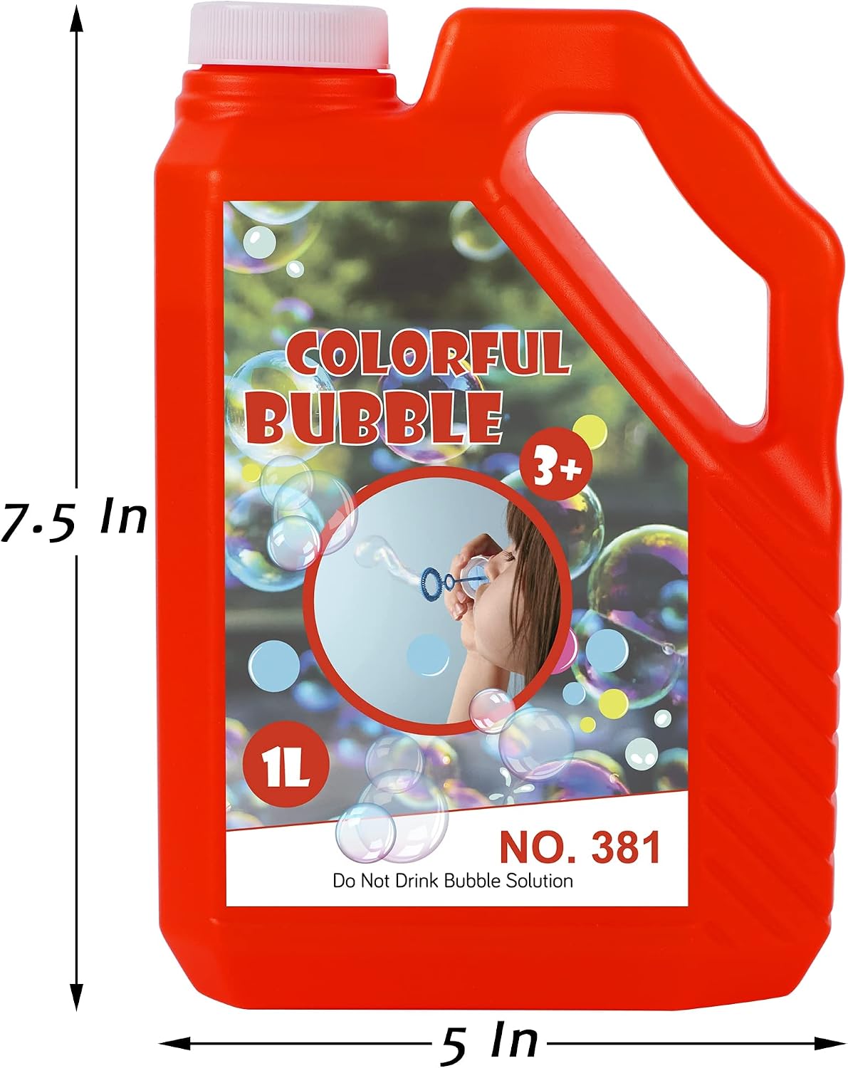 Lulu Home 33.8 OZ/1 L Concentrated Bubble Solution - Red-2 - image 2