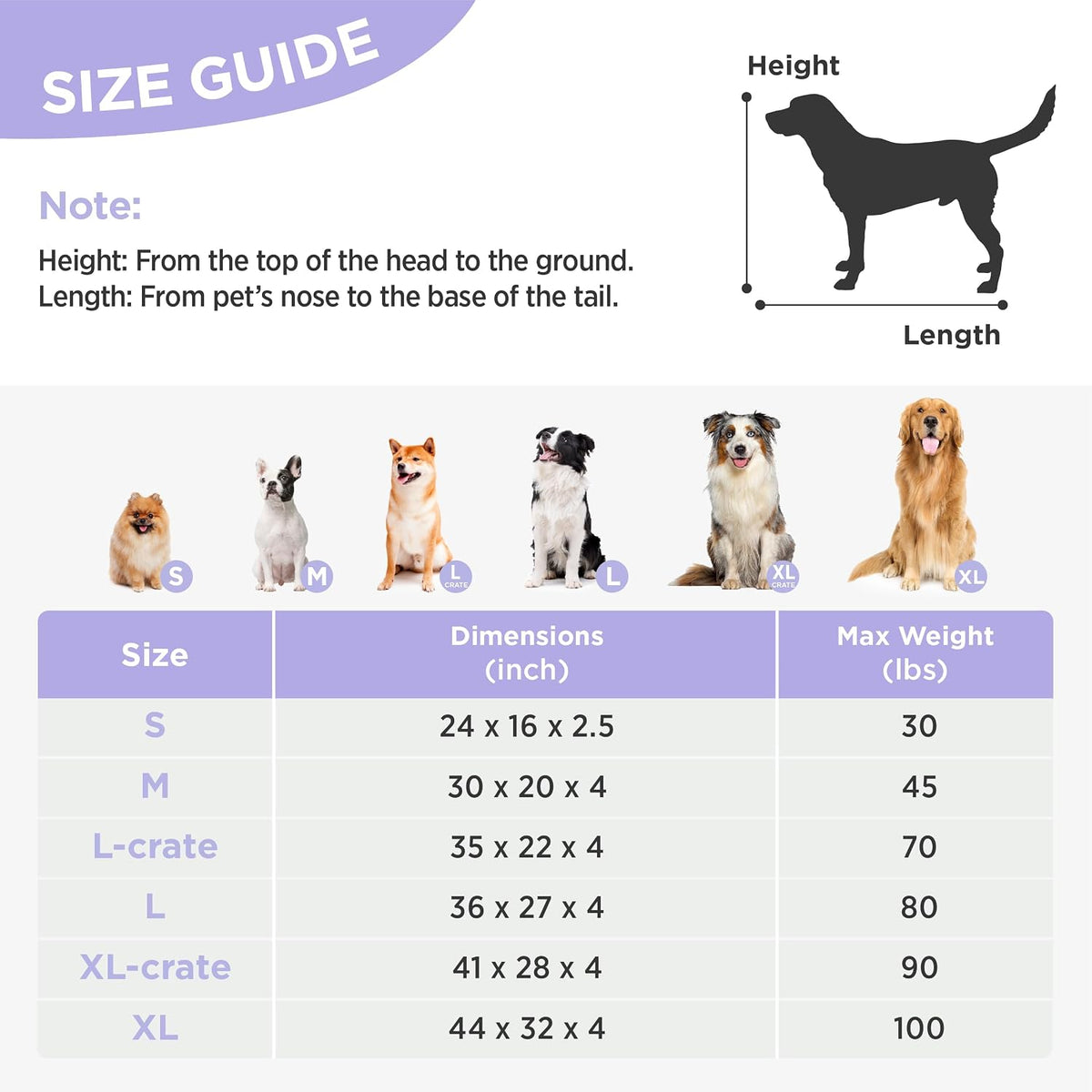 LE SURE Cute Aesthetic Dog Bed for Crate - 35.0"L x 22.0"W x 4.0"Th / Brown Checks - image 4