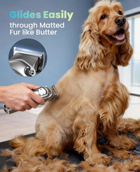 oneisall Dog Clippers for Grooming Thick Heavy Coats – Essentials for Dogs - Silver Dog Clipper - image 2