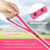 Wolfone Waterproof Dog Leash 10FT Long Line Training Leash for Dogs – Essentials for Dogs - 50ft x 0.52 IN / Pink - image 4