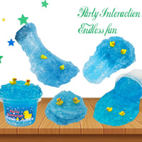 Charming Blue Crunchy Fishbowl Bead Slime - Blue - image 3