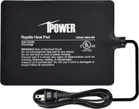 iPower 8 by 12-Inch Reptile Heat Mat Under Tank Heater Terrarium - 1 Pack / 6 X 8 Inch