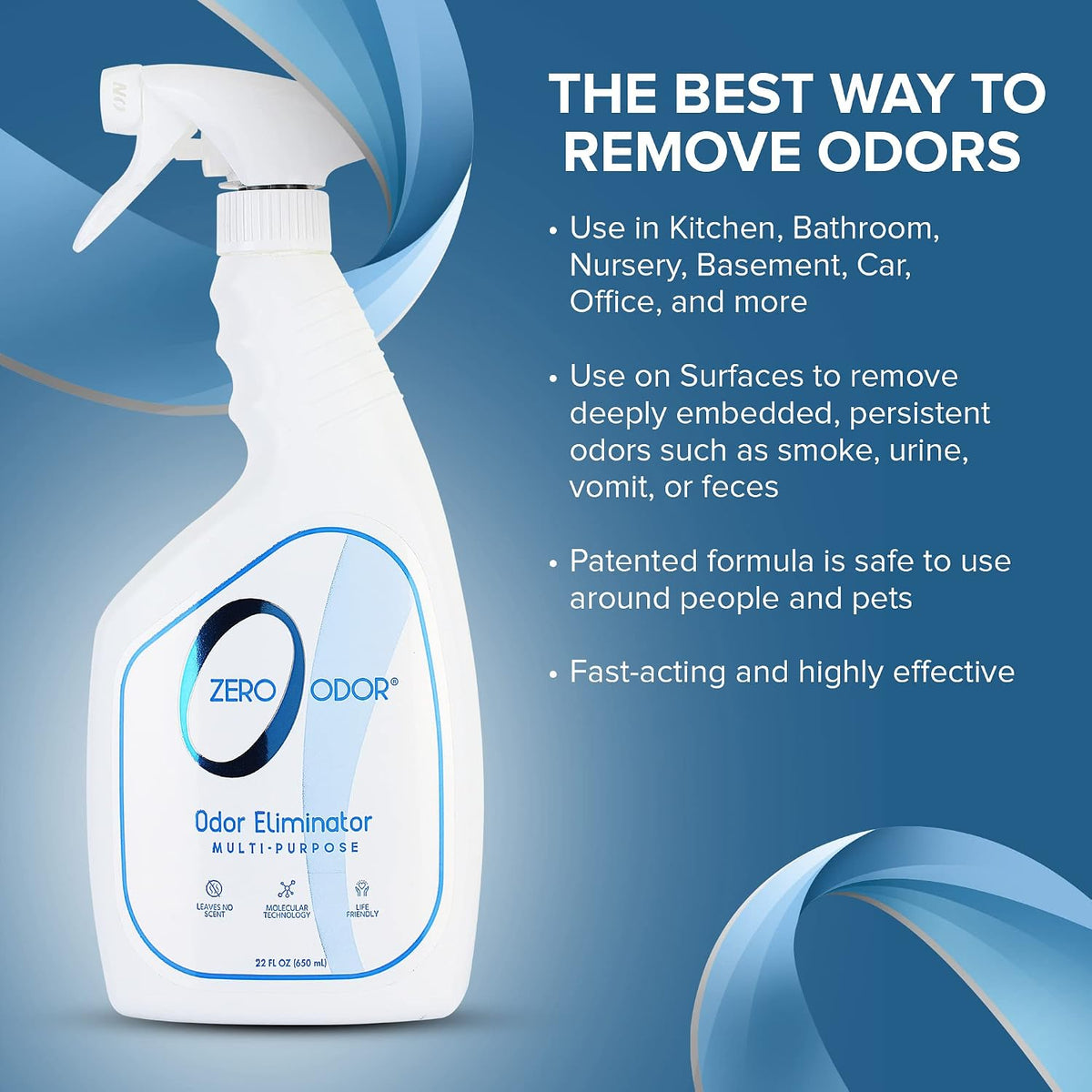 Zero Odor Multi-Purpose Odor Eliminator - 22 Fl Oz (Pack of 2) - image 4