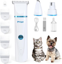 PETYGO 3-in-1 rechargeable cordless dog and cat grooming kit