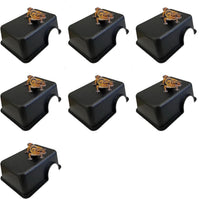 Plastic Reptile Hide Box for Leopard Geckos, Snakes, Lizards - Small (7ct)