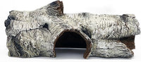 JIHAQUA Aquarium Resin Bark Terrarium Decor, Lizard, Snake or Reptile Hide,Lizard, Spider and Aquarium Fish Hide Cave (Medium Bark A)