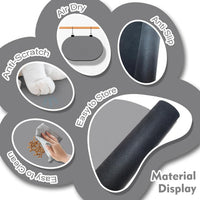 Cat Food Mat Small, 20''x12'' Absorbent Cat Feeding Mat - 24''x16'' / Dark Gray - image 3