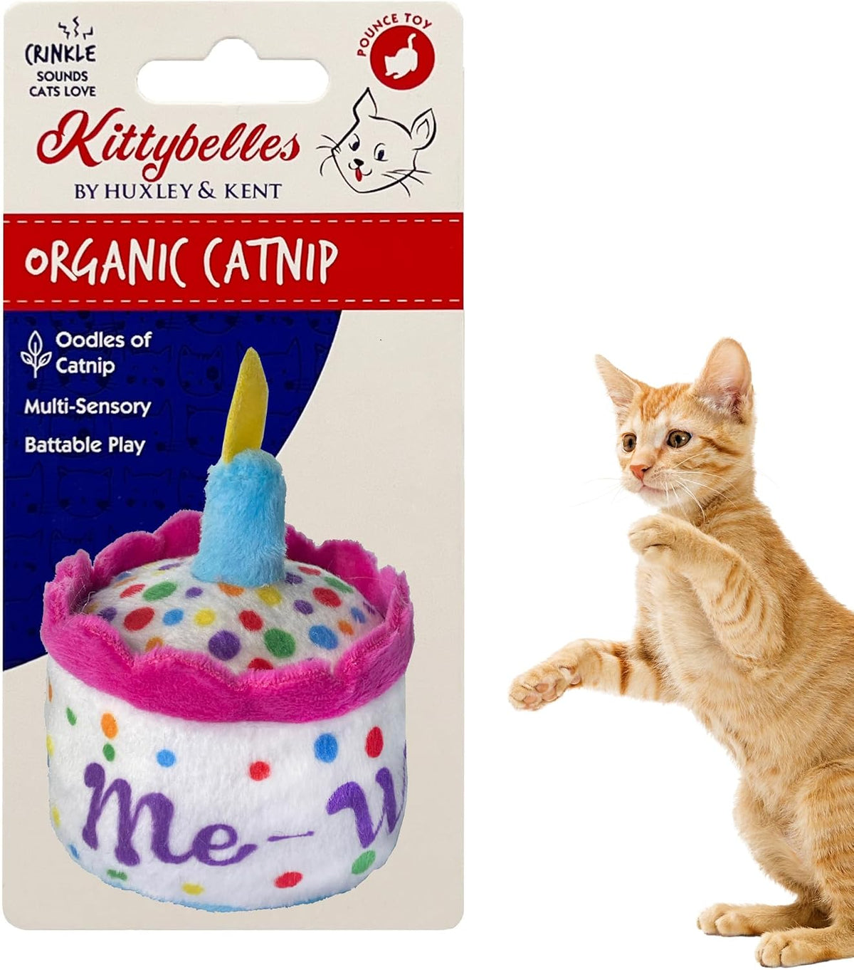 Huxley & Kent Plush Cat Toy - Mewow Cake