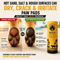 Dog Paw Protector for Hot Pavement, Asphalt, Streets & Sidewalks – Essentials for Dogs - Paw Beach Wax - image 2