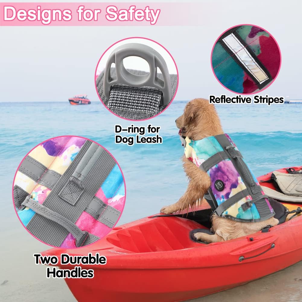 EMUST Dog Life Jacket, Waterproof, Breathable - XS / MultiColors - image 3