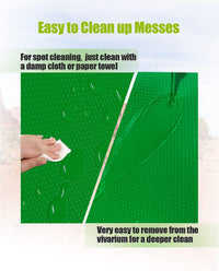 Bearded Dragon Tank Accessories, Reptile Substrate Floor - Green - image 3