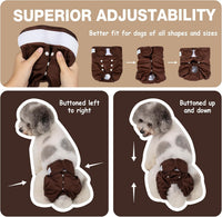 Pet Soft Washable Female Diapers Female Dog Diapers - Deep Set / Small:10''-14'' - image 3