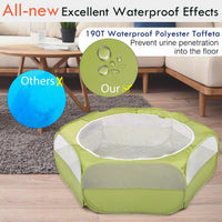 Pawaboo Small Animal Playpen, Waterproof Portable Pet Cage Tent - A-Green / 1 - image 4