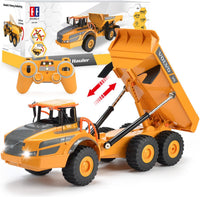 Double E Volvo 1:16 Scale Remote Control Excavator - Yellow