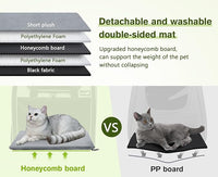 Pecute Cat Backpack with Widened Interior Space, Upgraded Dog Backpack Carrier with Various Ways to Carry, Pet Backpack with Breathable Mesh, Pet Travel Carrier with Soft Padded, Reinforced Support