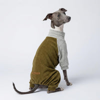Fitwarm Turtleneck Raglan Dog Pajamas - XX-Large / Dark Green - image 4